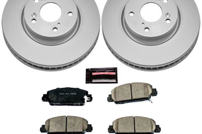 PowerStop Power Stop 13-19 Honda Accord Front Z17 Evolution Geomet Coated Brake Kit - Brakes Rotors & Pads