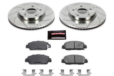 PowerStop Power Stop 13-19 Honda Accord Front Z23 Evolution Sport Brake Kit - Brakes Rotors & Pads