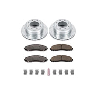PowerStop Power Stop 13-22 Ford F-350 Super Duty Rear Z36 Truck & Tow Brake Kit - Brakes Rotors Pads