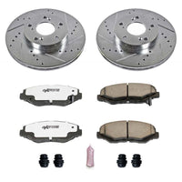 PowerStop Power Stop 14-15 Acura ILX Front Z26 Street Warrior Brake Kit - Brakes Rotors & Pads