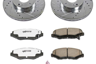 PowerStop Power Stop 14-15 Acura ILX Front Z26 Street Warrior Brake Kit - Brakes Rotors & Pads
