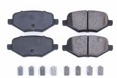 PowerStop Power Stop 14-15 Ford Edge Rear Z17 Evolution Ceramic Brake Pads w/Hardware - Brakes Rotors &