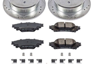 PowerStop Power Stop 14-15 Lexus IS250 Rear Z23 Evolution Sport Brake Kit - Brakes Rotors & Pads