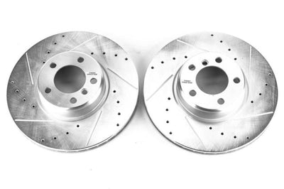 PowerStop Power Stop 14-16 BMW 228i Front Evolution Drilled & Slotted Rotors - Pair - Brakes Pads