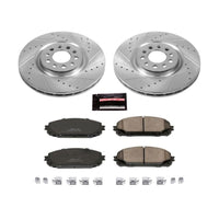 PowerStop Power Stop 14-16 Jeep Cherokee Front Z23 Evolution Sport Brake Kit - Brakes Rotors & Pads