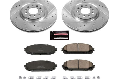 PowerStop Power Stop 14-16 Jeep Cherokee Front Z23 Evolution Sport Brake Kit - Brakes Rotors & Pads