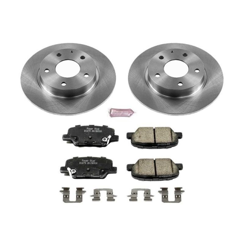 PowerStop Power Stop 14-16 Mazda 3 Rear Autospecialty Brake Kit - Brakes Rotors & Pads
