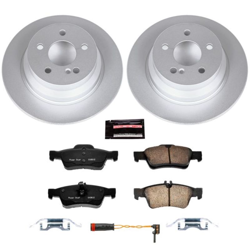 PowerStop Power Stop 14-16 Mercedes-Benz E250 Rear Z23 Evolution Sport Coated Brake Kit - Brakes Rotors & Pads