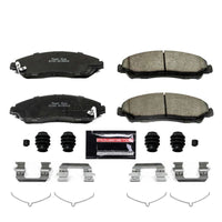 PowerStop Power Stop 14-17 Acura MDX Front Z23 Evolution Sport Brake Pads w/Hardware - Brakes Rotors &