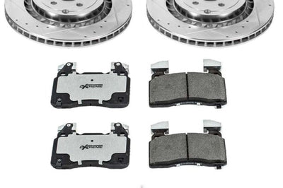 PowerStop Power Stop 14-17 Chevrolet SS Front Z26 Street Warrior Brake Kit - Brakes Rotors & Pads