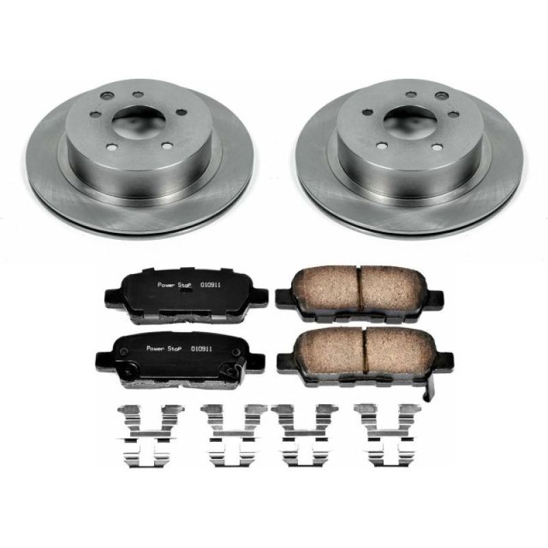 PowerStop Power Stop 14-17 Nissan Juke Rear Autospecialty Brake Kit - Brakes Rotors & Pads