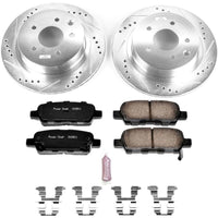 PowerStop Power Stop 14-17 Nissan Juke Rear Z23 Evolution Sport Brake Kit - Brakes Rotors & Pads