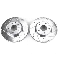 PowerStop Power Stop 14-18 Mazda 3 Front Evolution Drilled & Slotted Rotors - Pair - Brakes Pads