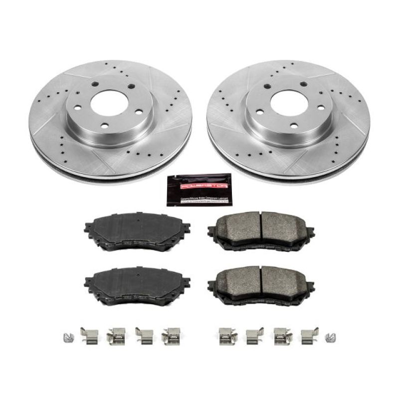 PowerStop Power Stop 14-18 Mazda 6 Front Z23 Evolution Sport Brake Kit - Brakes Rotors & Pads