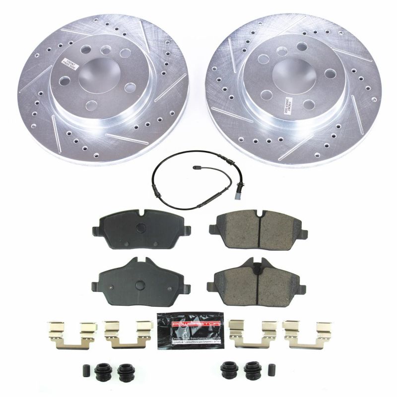 PowerStop Power Stop 14-19 BMW i3 Front Z23 Evolution Sport Brake Kit - Brakes Rotors & Pads