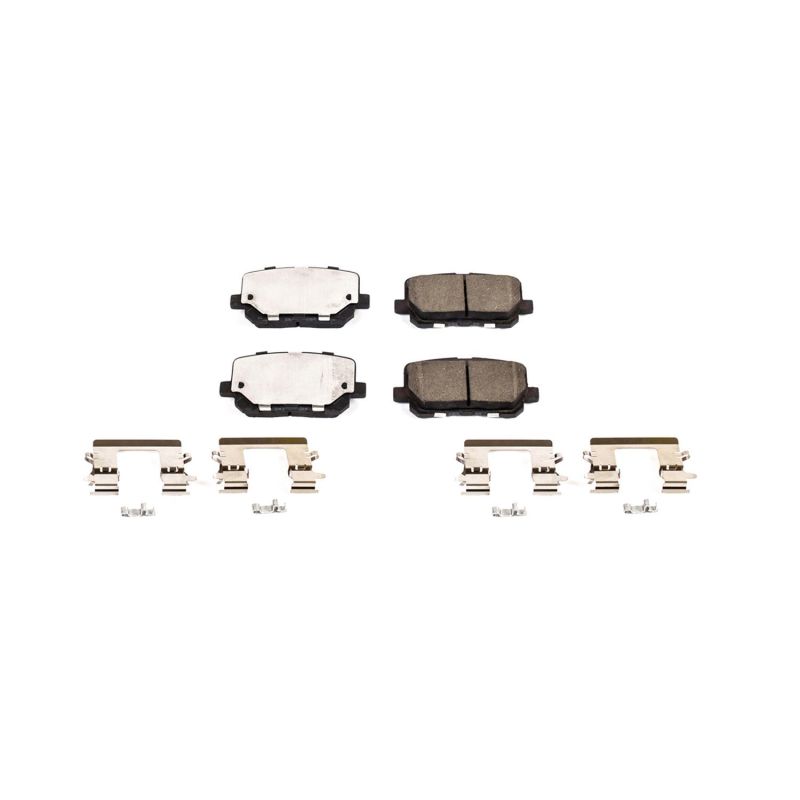 PowerStop Power Stop 14-19 Dodge Charger Rear Z17 Evolution Ceramic Brake Pads w/Hardware - Brakes Rotors &
