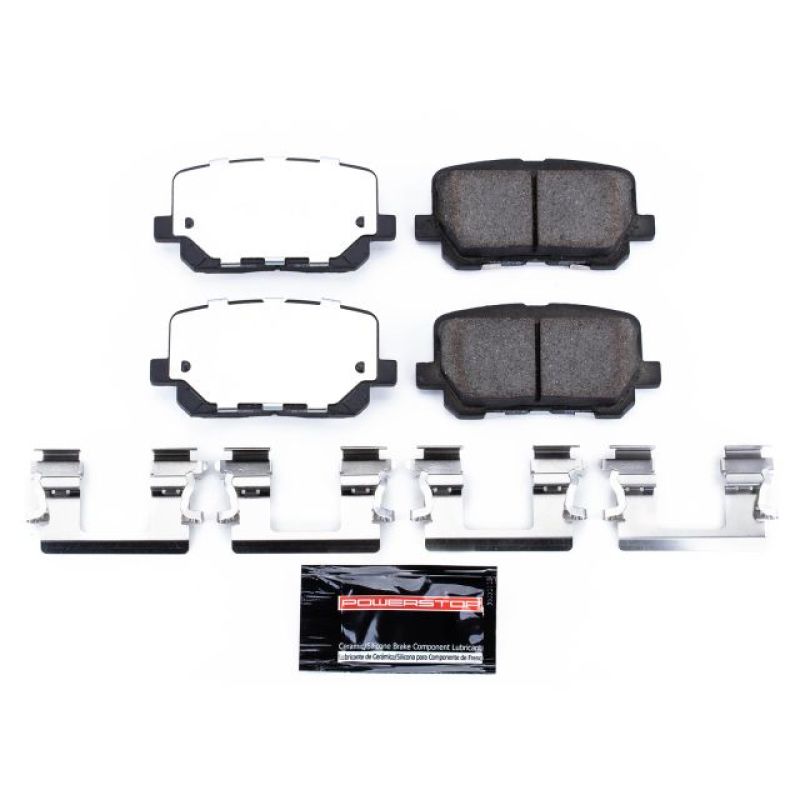 PowerStop Power Stop 14-19 Dodge Charger Rear Z26 Extreme Street Brake Pads w/Hardware - Brakes Rotors &