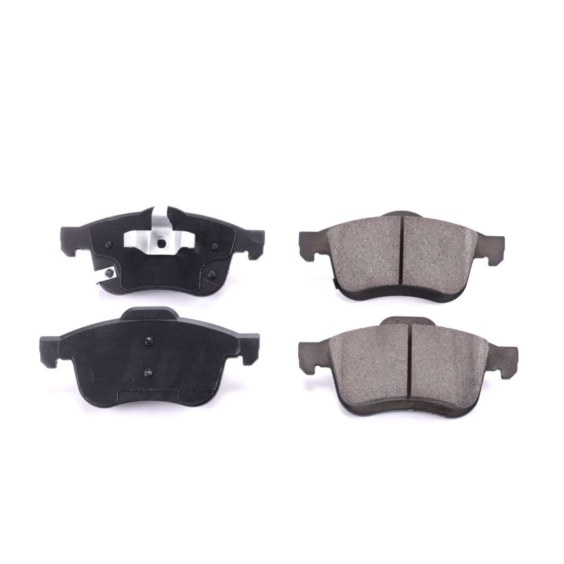 PowerStop Power Stop 14-19 Fiat 500L Front Z17 Evolution Ceramic Brake Pads w/Hardware - Brakes Rotors &