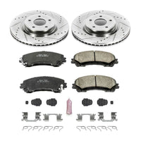 PowerStop Power Stop 14-19 Infiniti Q50 Front Z23 Evolution Sport Brake Kit - Brakes Rotors & Pads