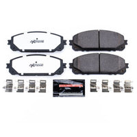 PowerStop Power Stop 14-19 Jeep Cherokee Front Z36 Truck & Tow Brake Pads w/Hardware - Brakes Rotors