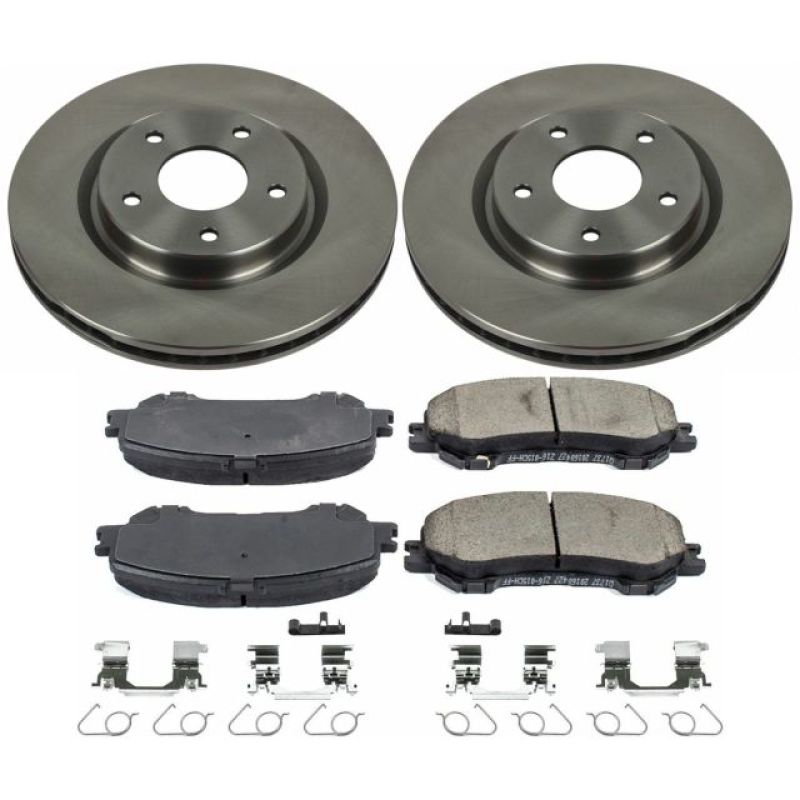PowerStop Power Stop 14-19 Nissan Rogue Front Autospecialty Brake Kit - Brakes Rotors & Pads