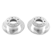 PowerStop Power Stop 14-19 Ram ProMaster 1500 Rear Evolution Drilled & Slotted Rotors - Pair - Brakes Pads