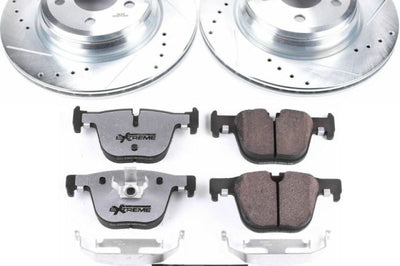 PowerStop Power Stop 15-16 BMW 328i xDrive Rear Z26 Street Warrior Brake Kit - Brakes Rotors & Pads