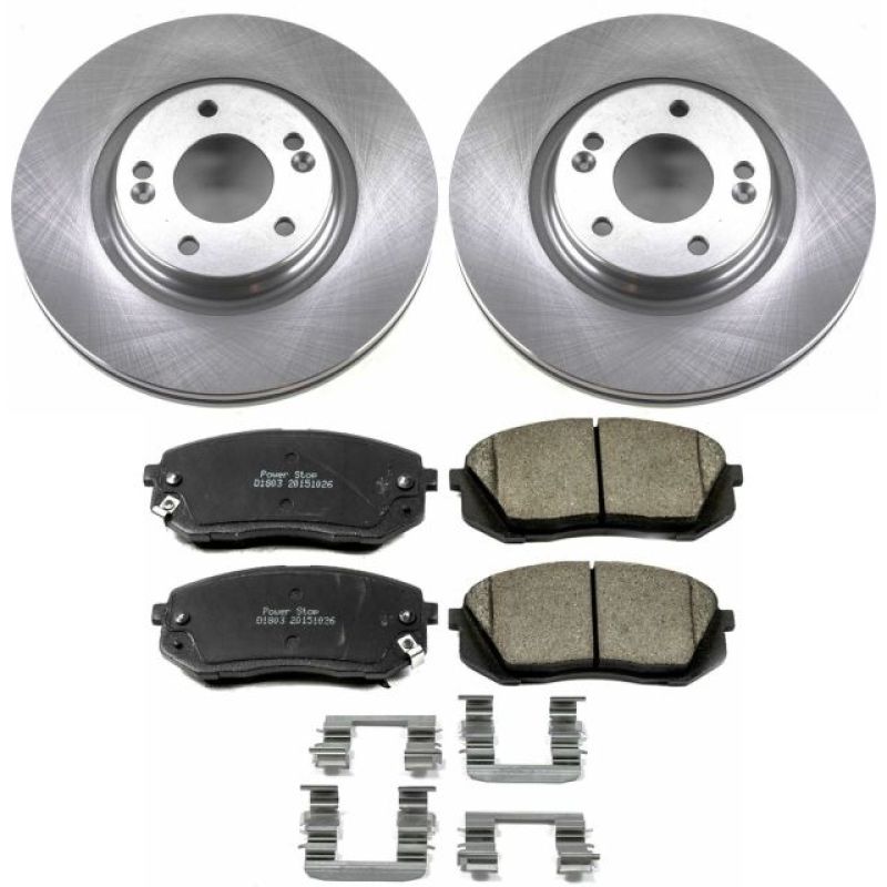 PowerStop Power Stop 15-16 Hyundai Sonata Front Autospecialty Brake Kit - Brakes Rotors & Pads