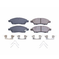 PowerStop Power Stop 15-16 Nissan Micra Front Z17 Evolution Ceramic Brake Pads w/Hardware - Brakes Rotors &