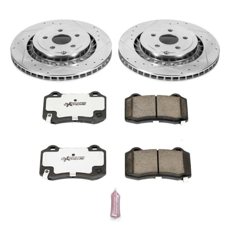 PowerStop Power Stop 15-17 Chevrolet SS Rear Z26 Street Warrior Brake Kit - Brakes Rotors & Pads