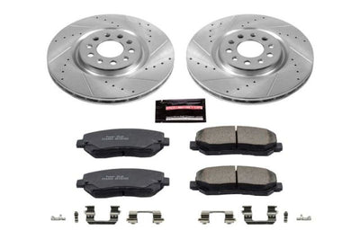 PowerStop Power Stop 15-17 Chrysler 200 Front Z23 Evolution Sport Brake Kit - Brakes Rotors & Pads