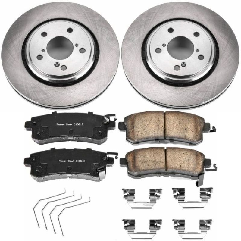 PowerStop Power Stop 15-17 Honda Odyssey Front Autospecialty Brake Kit - Brakes Rotors & Pads