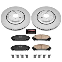 PowerStop Power Stop 15-17 Lexus NX200t Front Z17 Evolution Geomet Coated Brake Kit - Brakes Rotors & Pads