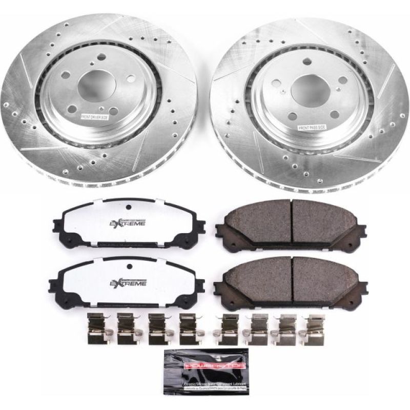 PowerStop Power Stop 15-17 Lexus NX200t Front Z36 Truck & Tow Brake Kit - Brakes Rotors Pads
