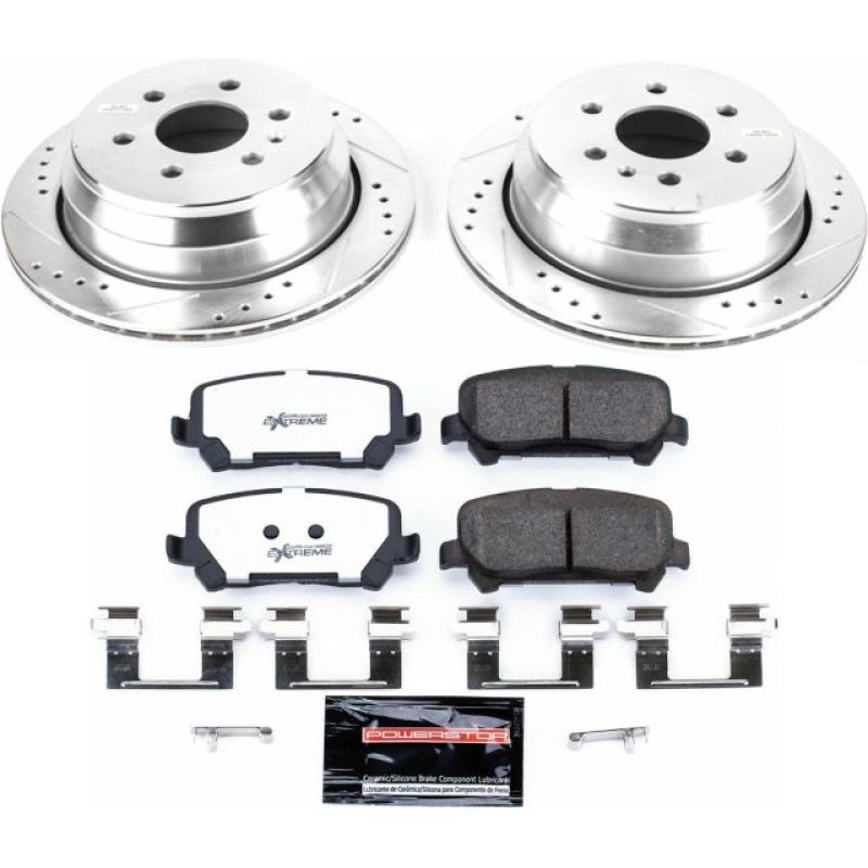 PowerStop Power Stop 15-18 Chevrolet Colorado Rear Z36 Truck & Tow Brake Kit - Brakes Rotors Pads