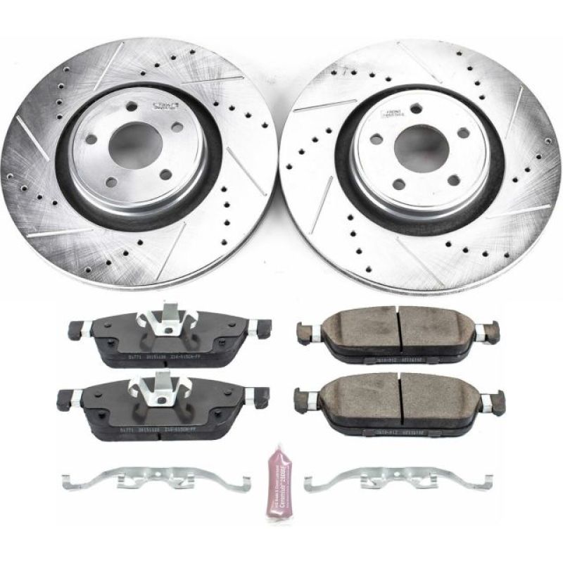 PowerStop Power Stop 15-18 Ford Focus Front Z23 Evolution Sport Brake Kit - Brakes Rotors & Pads
