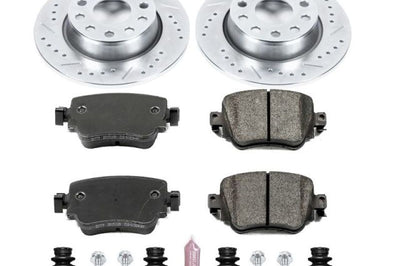 PowerStop Power Stop 15-18 Volkswagen Golf Rear Z23 Evolution Sport Brake Kit - Brakes Rotors & Pads