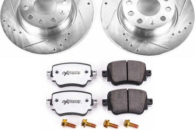PowerStop Power Stop 15-18 Volkswagen Golf Rear Z26 Street Warrior Brake Kit - Brakes Rotors & Pads