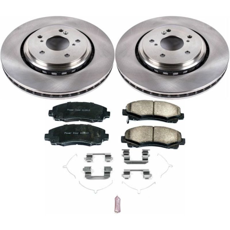 PowerStop Power Stop 15-19 Acura TLX Front Autospecialty Brake Kit - Brakes Rotors & Pads