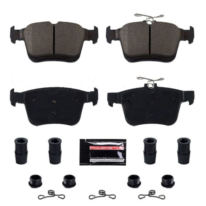 PowerStop Power Stop 15-19 Audi A3 Rear Z23 Evolution Sport Brake Pads w/Hardware - Brakes Rotors &