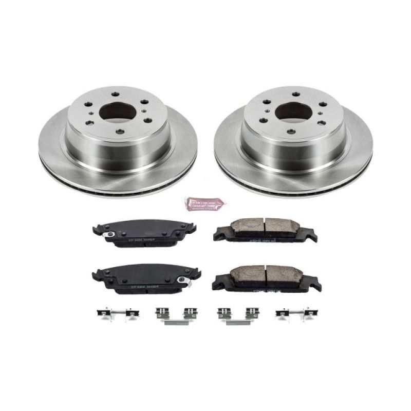 PowerStop Power Stop 15-19 Cadillac Escalade Rear Autospecialty Brake Kit - Brakes Rotors & Pads