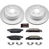 PowerStop Power Stop 15-19 Cadillac Escalade Rear Z17 Evolution Geomet Coated Brake Kit - Brakes Rotors & Pads
