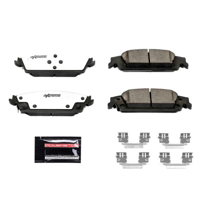 PowerStop Power Stop 15-19 Cadillac Escalade Rear Z36 Truck & Tow Brake Pads w/Hardware - Brakes Rotors