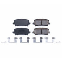 PowerStop Power Stop 15-19 Chevrolet Colorado Rear Z17 Evolution Ceramic Brake Pads w/Hardware - Brakes Rotors &