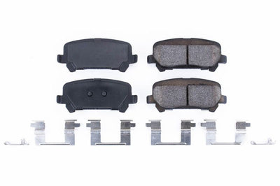 PowerStop Power Stop 15-19 Chevrolet Colorado Rear Z17 Evolution Ceramic Brake Pads w/Hardware - Brakes Rotors &