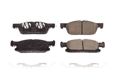 PowerStop Power Stop 15-19 Ford Edge Front Z17 Evolution Ceramic Brake Pads w/Hardware - Brakes Rotors &