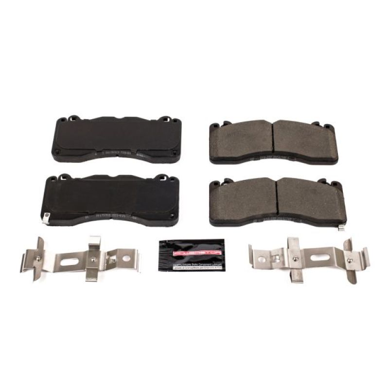 PowerStop Power Stop 15-19 Ford Mustang Front Z23 Evolution Sport Brake Pads w/Hardware - Brakes Rotors &