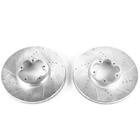 PowerStop Power Stop 15-19 Ford Transit-150 Front Evolution Drilled & Slotted Rotors - Pair - Brakes Pads