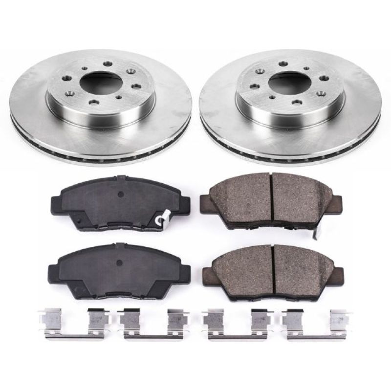 PowerStop Power Stop 15-19 Honda Fit Front Autospecialty Brake Kit - Brakes Rotors & Pads