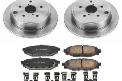 PowerStop Power Stop 15-19 Subaru WRX Rear Autospecialty Brake Kit - Brakes Rotors & Pads